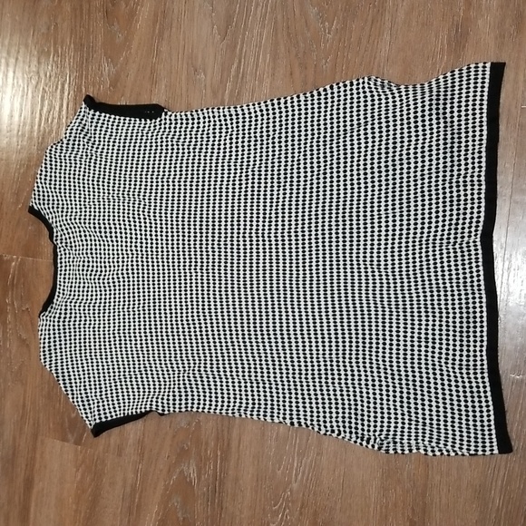 (L) Robert•Kitchen Geometric Print Silk Viscose Soft Tunic Style Top Loungewear - Picture 8 of 8